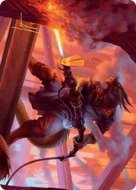 Plasma Jockey Art Card (Gold-Stamped Signature) 19 card from Art Series: Streets of New Capenna