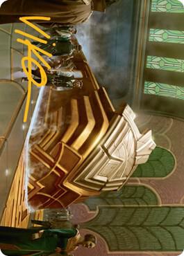 Capenna Express Art Card (Gold-Stamped Signature) 20 card from Art Series: Streets of New Capenna
