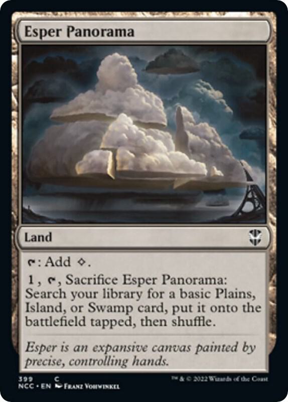 Esper Panorama 399 card from Commander: Streets of New Capenna