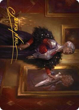 Evelyn, the Covetous Art Card (Gold-Stamped Signature) 24 card from Art Series: Streets of New Capenna