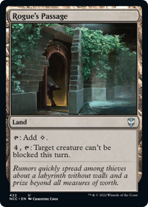 Rogue's Passage 422 card from Commander: Streets of New Capenna