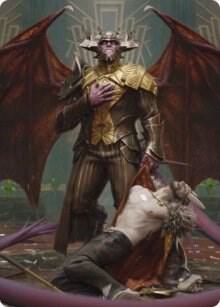 Ob Nixilis, the Adversary Art Card (31/81) card from Art Series: Streets of New Capenna