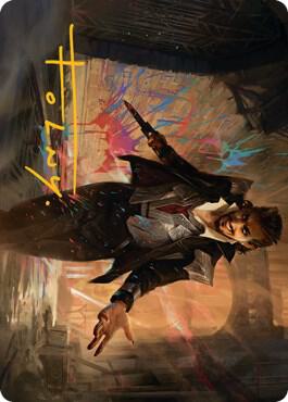 Anhelo, the Painter Art Card (Gold-Stamped Signature) 38 card from Art Series: Streets of New Capenna