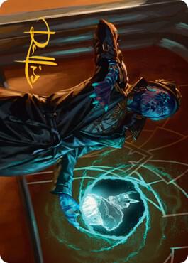 Kamiz, Obscura Oculus Art Card (Gold-Stamped Signature) 41 card from Art Series: Streets of New Capenna