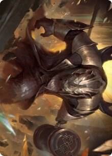 Perrie, the Pulverizer Art Card 43 card from Art Series: Streets of New Capenna
