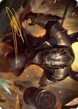 Perrie, the Pulverizer Art Card (Gold-Stamped Signature) 43 card from Art Series: Streets of New Capenna