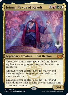 Jetmir, Nexus of Revels 193 card from Promo Pack: Streets of New Capenna