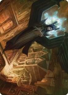 Angelic Sleuth Art Card 48 card from Art Series: Streets of New Capenna