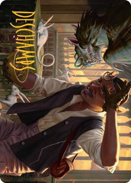 Bennie Bracks, Zoologist Art Card (Gold-Stamped Signature) 49 card from Art Series: Streets of New Capenna