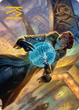 Writ of Return Art Card (Gold-Stamped Signature) 59 card from Art Series: Streets of New Capenna