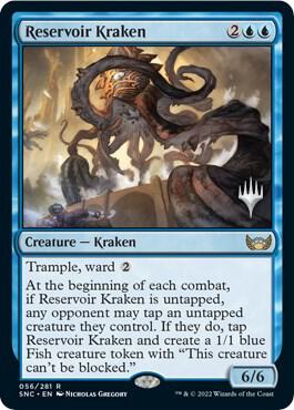 Reservoir Kraken 56 card from Promo Pack: Streets of New Capenna