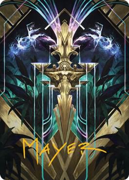 Halo Fountain Art Card (Gold-Stamped Signature) 66 card from Art Series: Streets of New Capenna