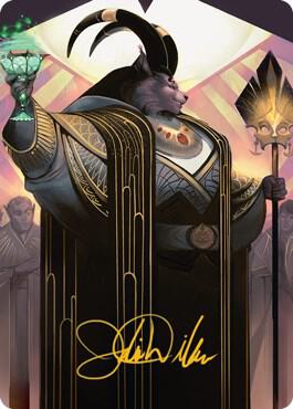 Jetmir, Nexus of Revels Art Card (68/81) (Gold-Stamped Signature) card from Art Series: Streets of New Capenna