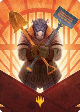 Mr. Orfeo, the Boulder Art Card (Gold-Stamped) 70 card from Art Series: Streets of New Capenna