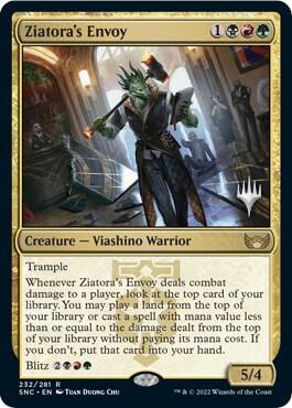 Ziatora's Envoy 232 card from Promo Pack: Streets of New Capenna