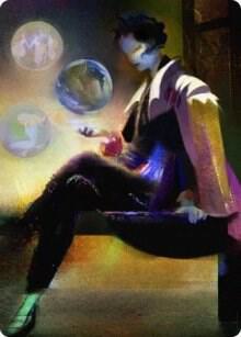 Obscura Interceptor Art Card 74 card from Art Series: Streets of New Capenna