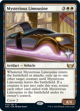 Mysterious Limousine 22 card from Promo Pack: Streets of New Capenna