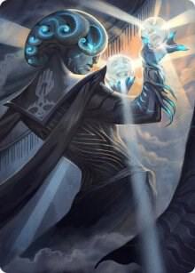 Queza, Augur of Agonies Art Card 75 card from Art Series: Streets of New Capenna