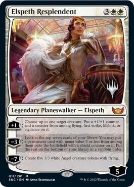 Elspeth Resplendent 11 card from Promo Pack: Streets of New Capenna
