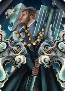 Rafiq of the Many Art Card 81 card from Art Series: Streets of New Capenna