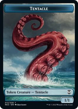 Tentacle // Clue Double-Sided Token 13 // 34 card from Commander: Streets of New Capenna