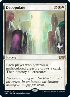 Depopulate 10 card from Promo Pack: Streets of New Capenna