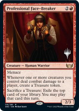 Professional Face-Breaker 116 card from Promo Pack: Streets of New Capenna