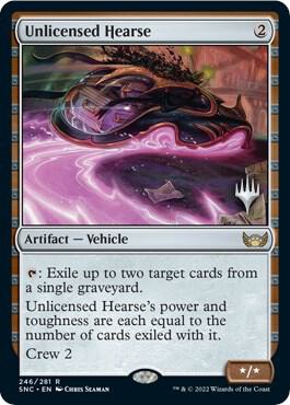 Unlicensed Hearse 246 card from Promo Pack: Streets of New Capenna