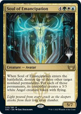 Soul of Emancipation 223 card from Promo Pack: Streets of New Capenna