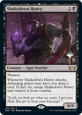 Shakedown Heavy 95 card from Promo Pack: Streets of New Capenna