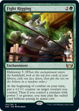 Fight Rigging 145 card from Promo Pack: Streets of New Capenna