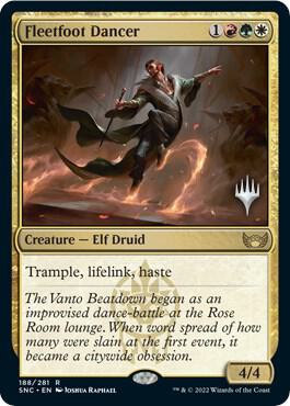 Fleetfoot Dancer 188 card from Promo Pack: Streets of New Capenna