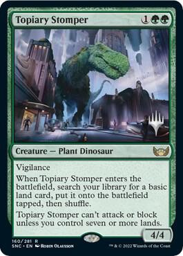 Topiary Stomper 160 card from Promo Pack: Streets of New Capenna