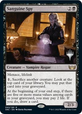 Sanguine Spy 93 card from Promo Pack: Streets of New Capenna