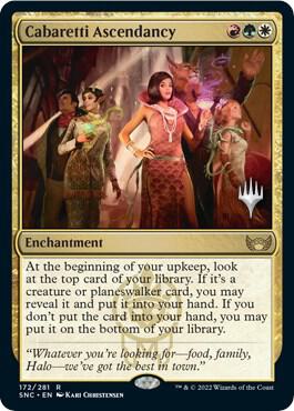 Cabaretti Ascendancy 172 card from Promo Pack: Streets of New Capenna
