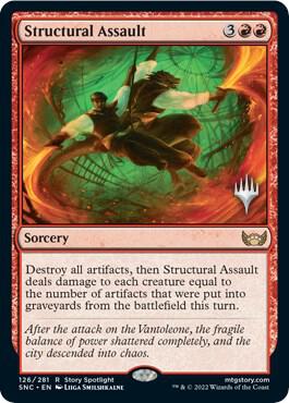 Structural Assault 126 card from Promo Pack: Streets of New Capenna