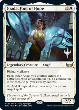 Giada, Font of Hope 14 card from Promo Pack: Streets of New Capenna
