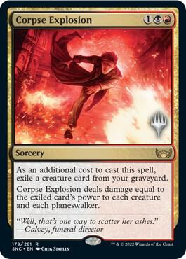 Corpse Explosion 179 card from Promo Pack: Streets of New Capenna