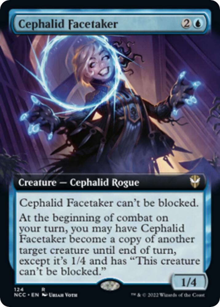 Cephalid Facetaker (Extended Art) 124 card from Commander: Streets of New Capenna