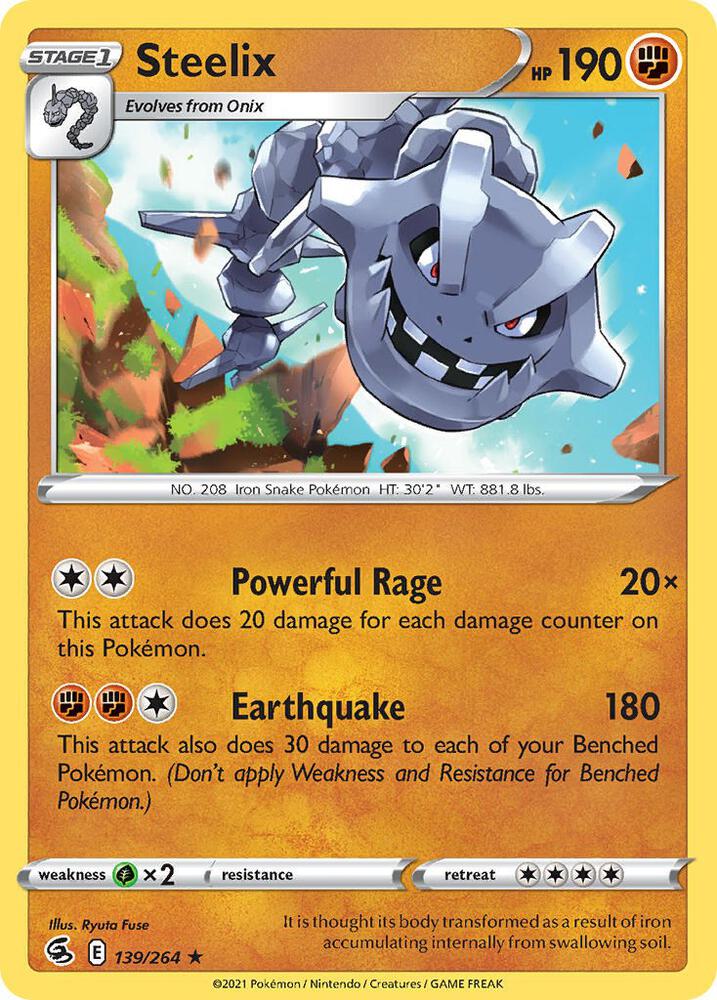 Steelix 139/264 card from Deck Exclusives