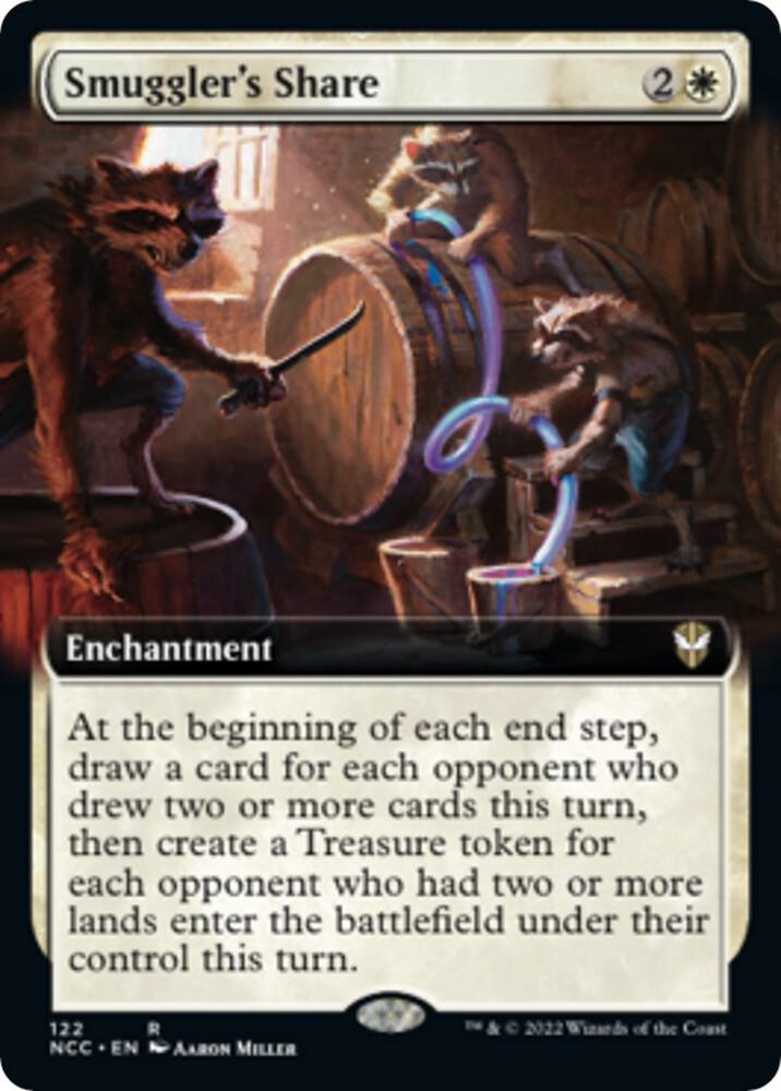 Smuggler's Share (Extended Art) 122 card from Commander: Streets of New Capenna