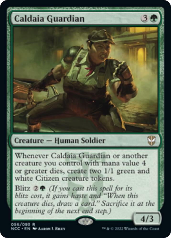 Caldaia Guardian 56 card from Commander: Streets of New Capenna