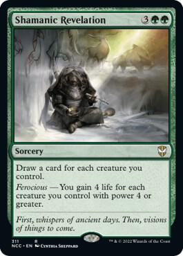 Shamanic Revelation 311 card from Commander: Streets of New Capenna