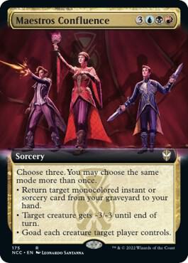 Maestros Confluence (Extended Art) 175 card from Commander: Streets of New Capenna