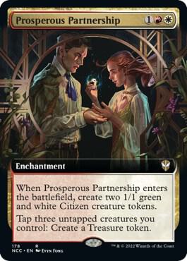 Prosperous Partnership (Extended Art) 178 card from Commander: Streets of New Capenna