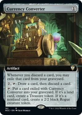Currency Converter (Extended Art) 181 card from Commander: Streets of New Capenna
