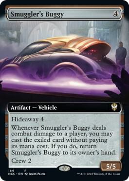 Smuggler's Buggy (Extended Art) 184 card from Commander: Streets of New Capenna