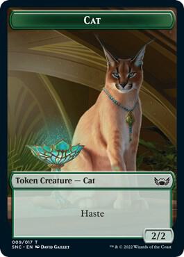 Cat // Dog Double-Sided Token 9 // 10 card from Streets of New Capenna