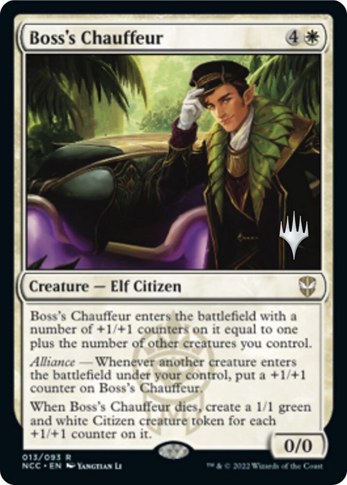 Boss's Chauffeur 13 card from Promo Pack: Streets of New Capenna