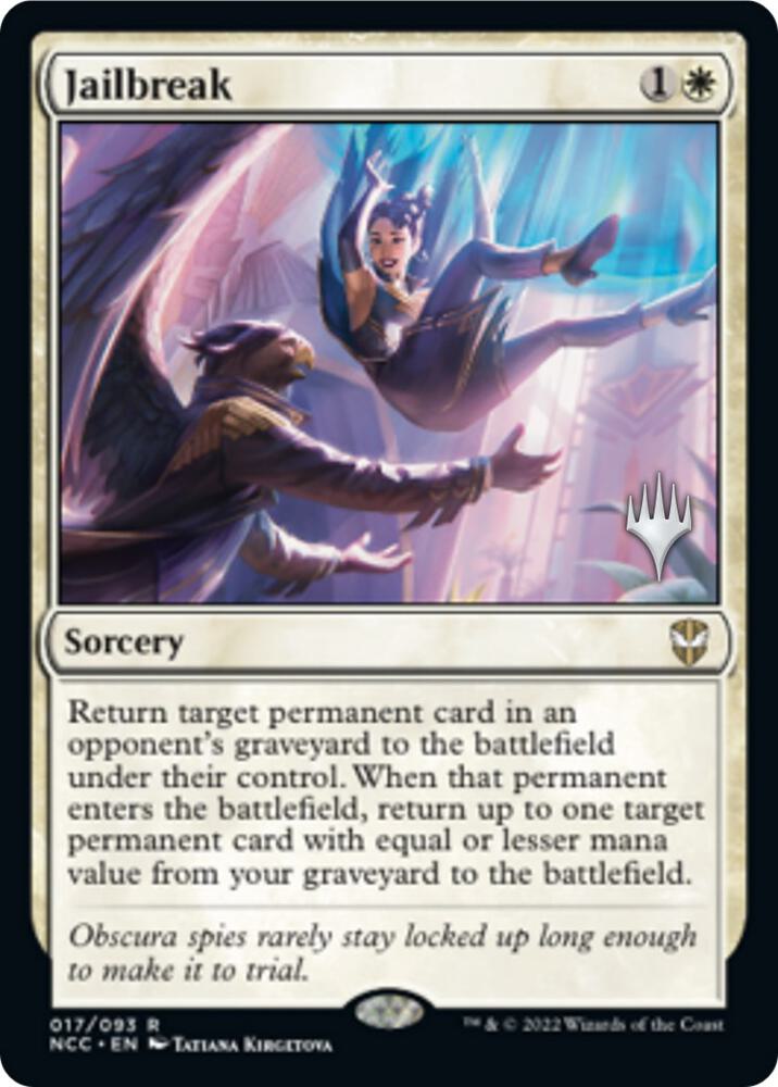 Jailbreak 17 card from Promo Pack: Streets of New Capenna